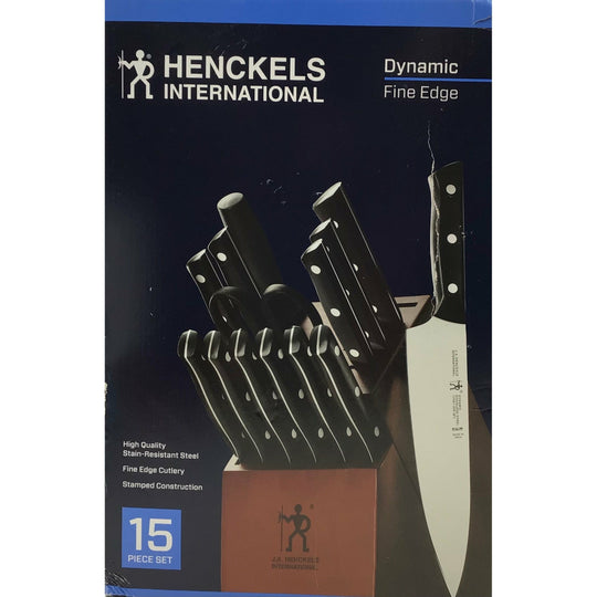 J.A. Henckels Dynamic 15pc Fine Edge Knife Set 17571-015