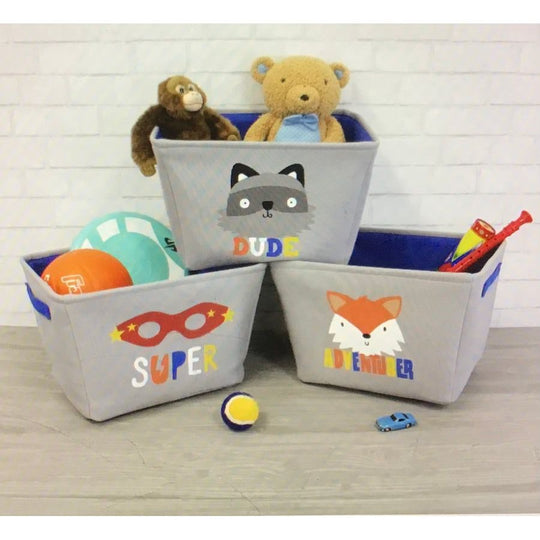 Kids 3pc Storage Bins