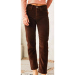 Levi Women’s Wedgie Straight High Rise Corduroy Pants “SINGLE”