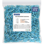 QIZPCER 1000pcs Blue Heat Shrink Butt Connectors *SINGLE*