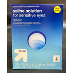 Up & Up Saline Solution For Sensitive Eyes (2-Pack)