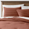 Threshold Simple Woven Stripe F/Q Comforter Set (137461) “Auction Only” SiNGLE