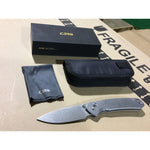 CJRB Large Pyrite Folding Knife J1925L-ST