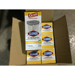 Glad Drawstring Medium Trash Bags, Lemon Fresh Bleach (CASE)