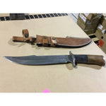 Handmade Damascus Steel Bowie Hunting Knife