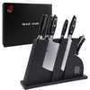 TUO Black Hawk 8pc Chinese Kitchen Knife Set