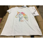Cat & Jack Girls Unicorn Shirt, L 10/12 (011802) CASE