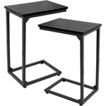 C Shaped End Table Set of 2
