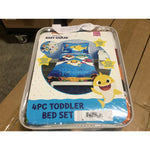 Baby Shark 4pc Toddler Bedding Set (130627) CASE