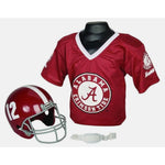 Franklin Sports Youth Alabama Crimson Football Helmet & Jersey Set (491313) CASE