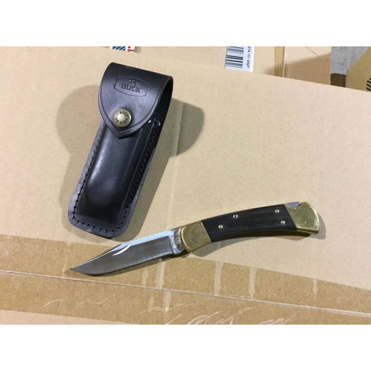 Buck 110 Folding Knife with Sheath (READ)