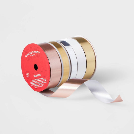Wondershop 5 End Flat Christmas Ribbon 40' (098712) CASE
