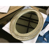 Threshold 20x28” Woven Oval Mirror (114527) Local Pickup ‘SiNGLE