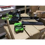 GreenWorks 40V 16in Cordless Electric Chainsaw Kit (READ)