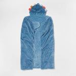 Pillowfort Pom Hooded Blanket w/ Built-in Hand Mitts (023119) CASE