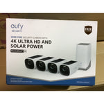 Eufy S330 (eufyCam 3) Wire-Free 4-Cam Kit w/ Solar Panel
