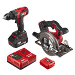 SKIL PWRCORE 20 Brushless 20V Drill Driver & Circular Saw Kit