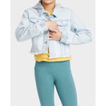 Cat & Jack Girls Hooded Jean Jacket, XL (020541) CASE
