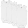 Honest Baby 100% Organic Cotton Sleeveless Bodysuit 4pk, 6/9M (CASE)