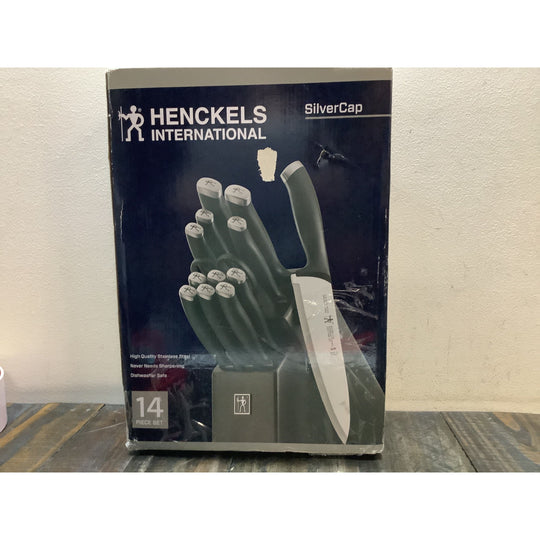 Henckels 14 Piece Knife Block Set SilverCap (Auction Only) 681 catchndealz