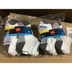 (Lot of 2) Hanes Boys No Show Socks, L 3-9