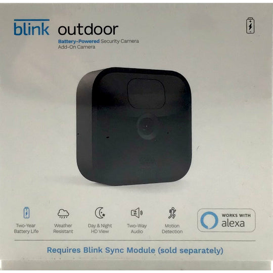 Blink Outdoor Battery-Powered Security Camera Add-On Camera-High End