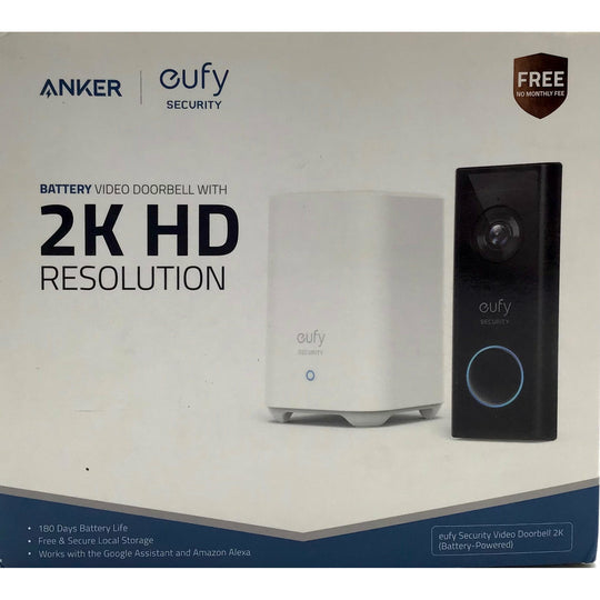Anker Eufy Battery Video Doorbell with 2K HD Resolution