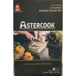 AsterCook All-In-One Complete 15 Piece Kitchen Knife Set