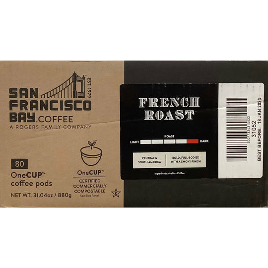San Francisco Bay French Roast Single Serve Coffee Pods, 80-Count