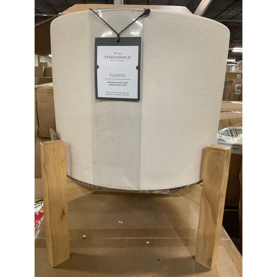 Threshold Stoneware Planter “LOCAL PICKUP ONLY”