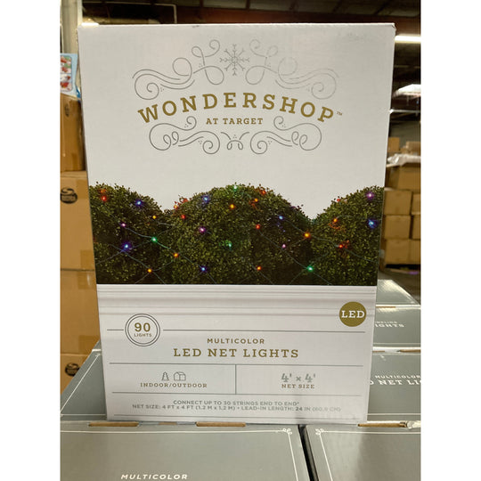 Wondershop Multicolored LED Net Lights