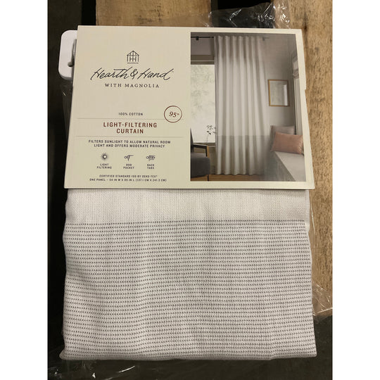 Hearth & Hand 95” Light-Filtering Curtain