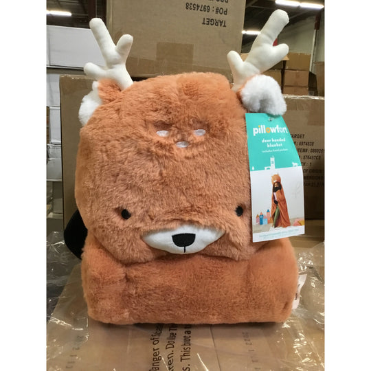 Pillowfort Deer Hooded Blanket